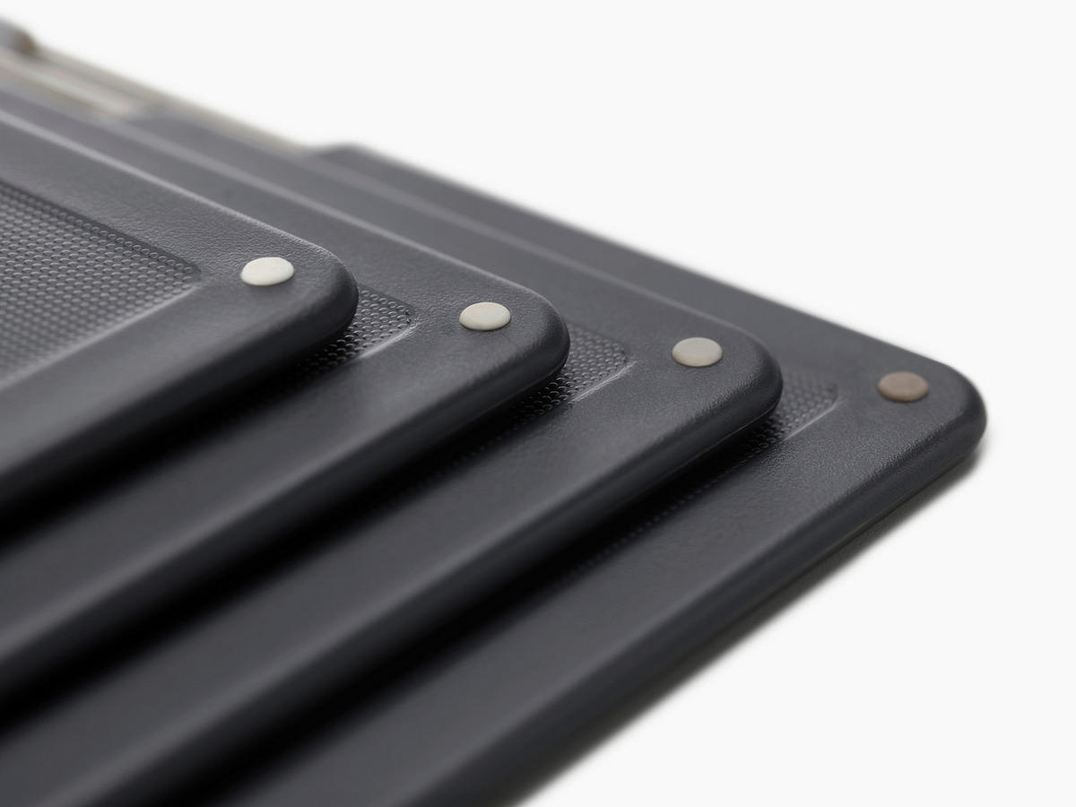 SET DESK ZA REZANJE - rožnato zlata, Basics, kovina/umetna masa (35,5/26,5/7,4cm) - Joseph Joseph