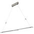 LED-HÄNGELEUCHTE - Chromfarben/Weiß, Design, Kunststoff/Metall (98-153cm) LED-HÄNGELEUCHTE - Chromfarben/Weiß, Design, Kunststoff/Metall (98-153cm)