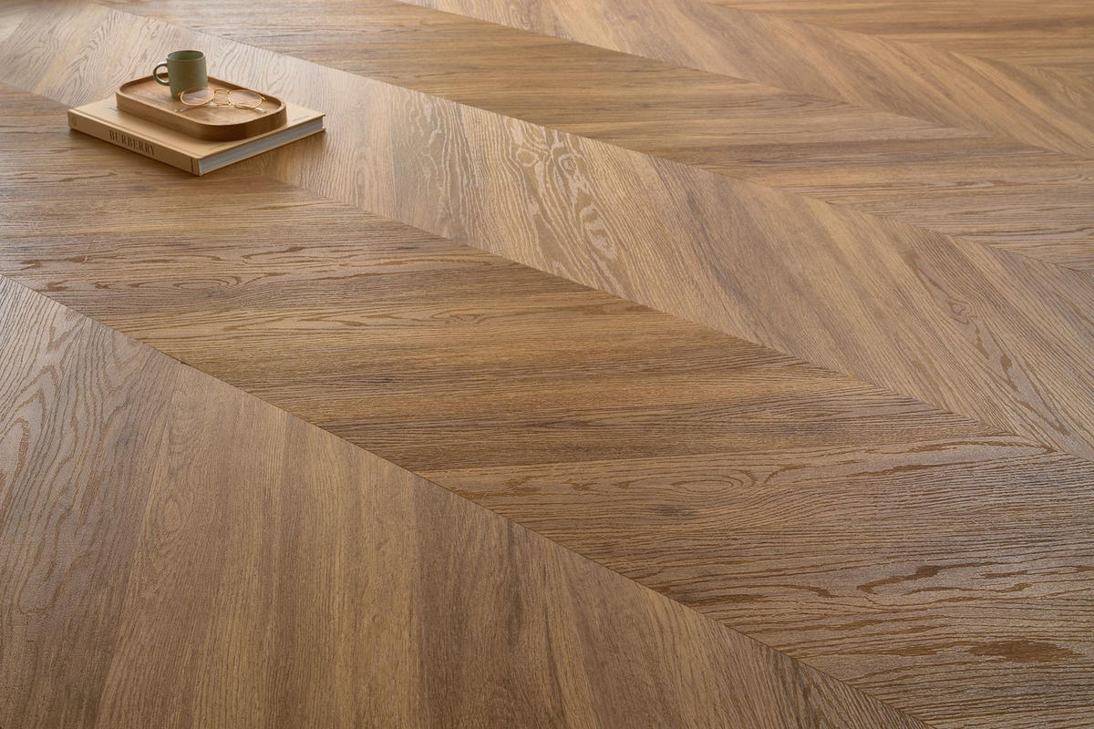 VINYLBODEN Chevron Jersey  per  m² - Design, Kunststoff (60/12/0,45cm) - Venda