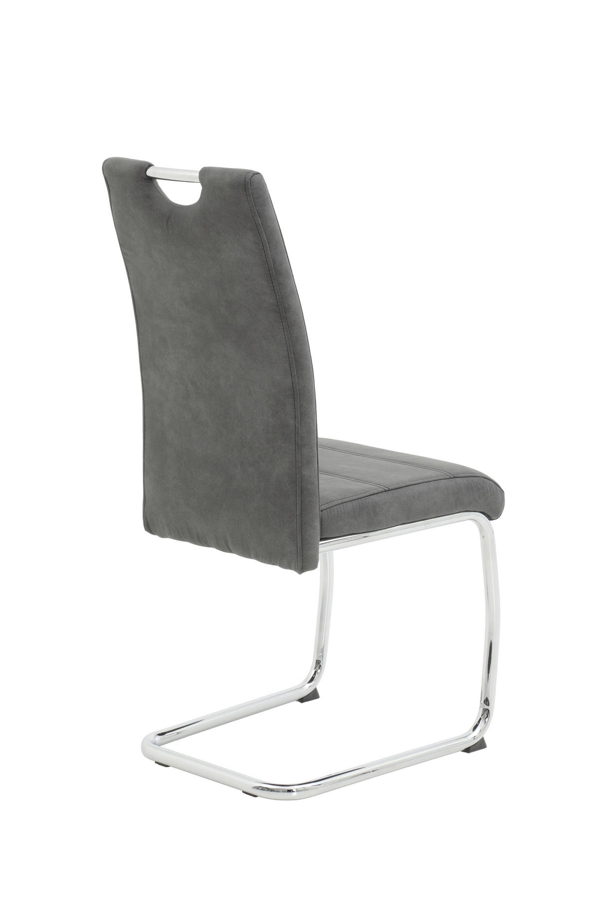 TISCHGRUPPE in Holz, Metall, Textil Anthrazit, Eichefarben  - Eichefarben/Anthrazit, MODERN, Holz/Textil (160-320/76/90cm) - MID.YOU