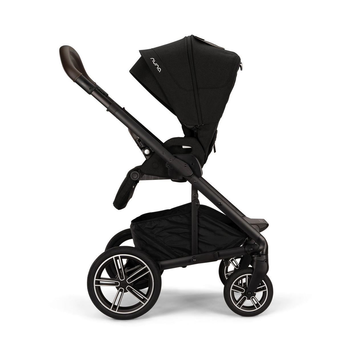 KINDERWAGENSET  MIXX NEXT  CAVIAR  - Schwarz, Basics, Kunststoff/Textil (60/110/82cm) - Nuna
