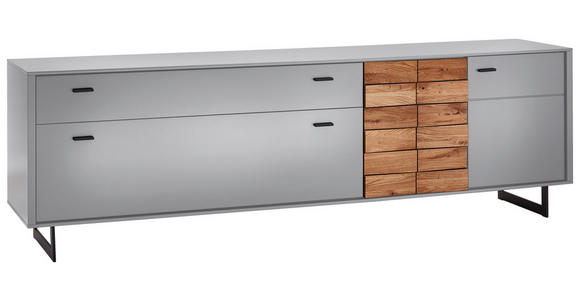 LOWBOARD  in 223,8/69,6/46,4 cm  - Kaschmir/Eichefarben, Design, Holz/Holzwerkstoff (223,8/69,6/46,4cm) - Novel