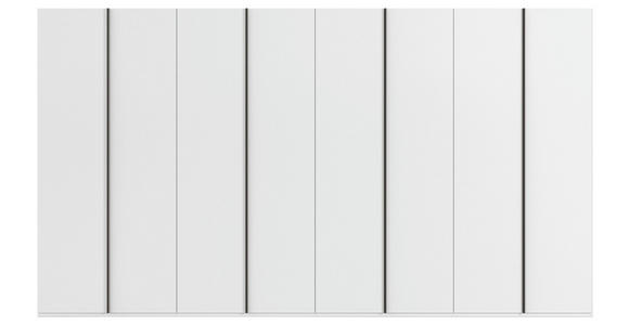 DREHTÜRENSCHRANK 400/223/61 cm,  in Weiß, 8-türig  - Graphitfarben/Weiß, Basics, Holzwerkstoff/Metall (400/223/61cm) - Novel