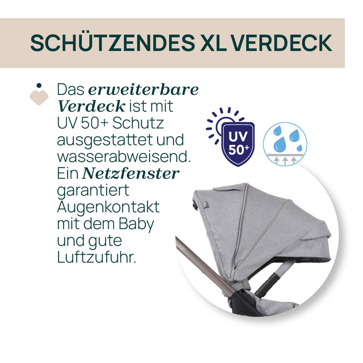 KINDERWAGEN  Bellagio  Lunar Rock  - Grau, Basics, Metall (55/82/97-106cm) - Chicco