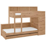 ETAGENBETT 90/200 cm Eiche Artisan  - Eiche Artisan, Design, Holzwerkstoff (90/200cm) - Xora