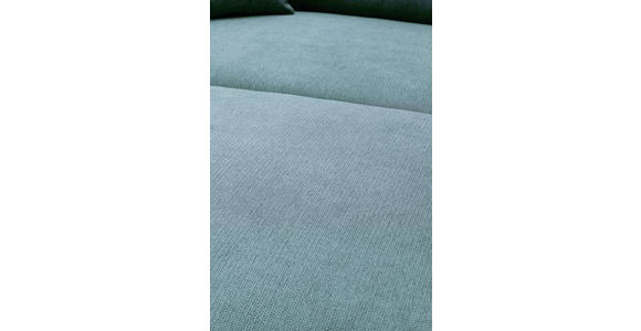 ECKSOFA  in Webstoff Blaugrau  196/304 cm  - Blaugrau/Schwarz, KONVENTIONELL, Textil/Metall (196/304cm) - Hom`in