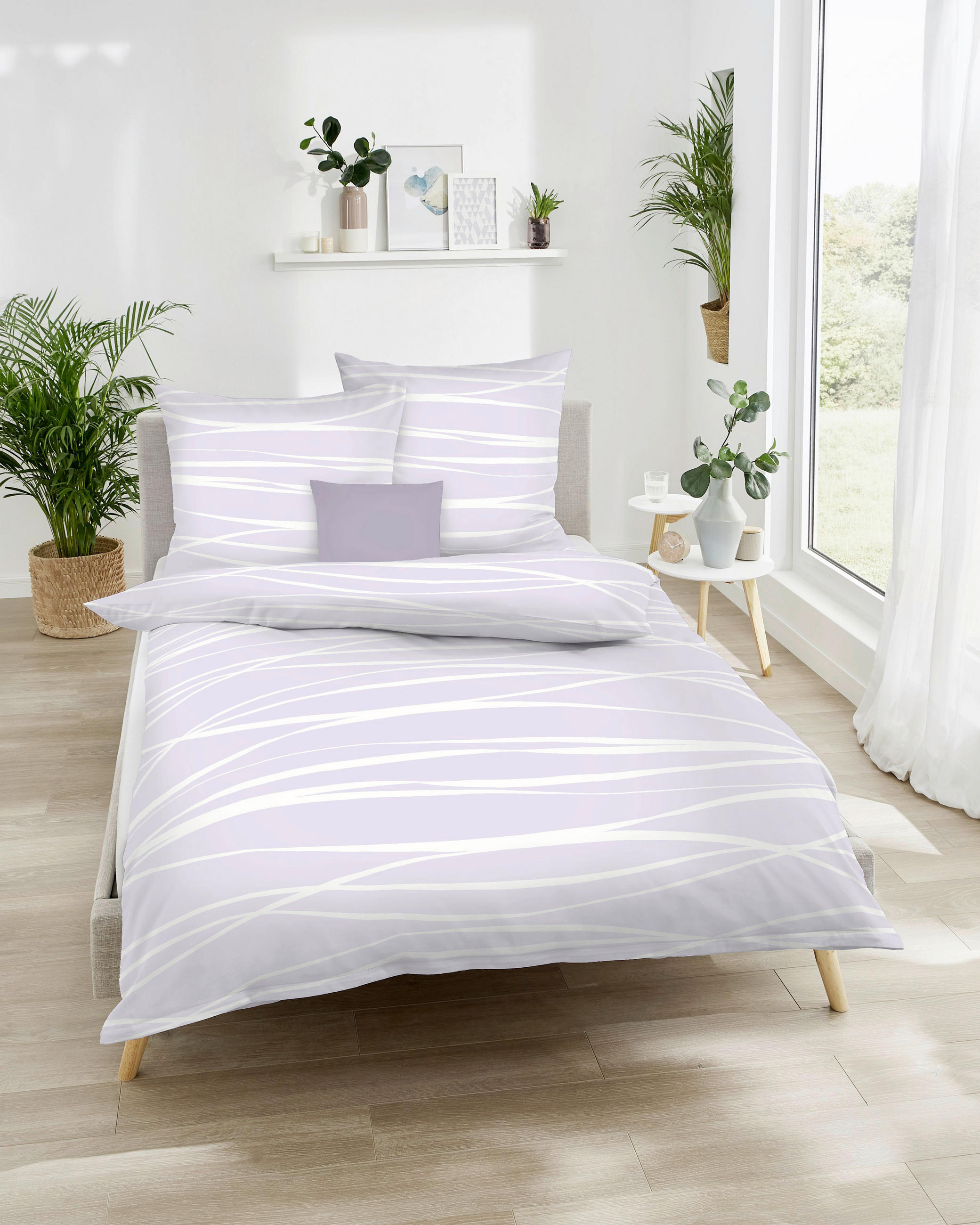 POSTELJINA MOTION 200/200 cm saten jorgovan  - jorgovan, Osnovno, tekstil (200/200cm) - Kaeppel