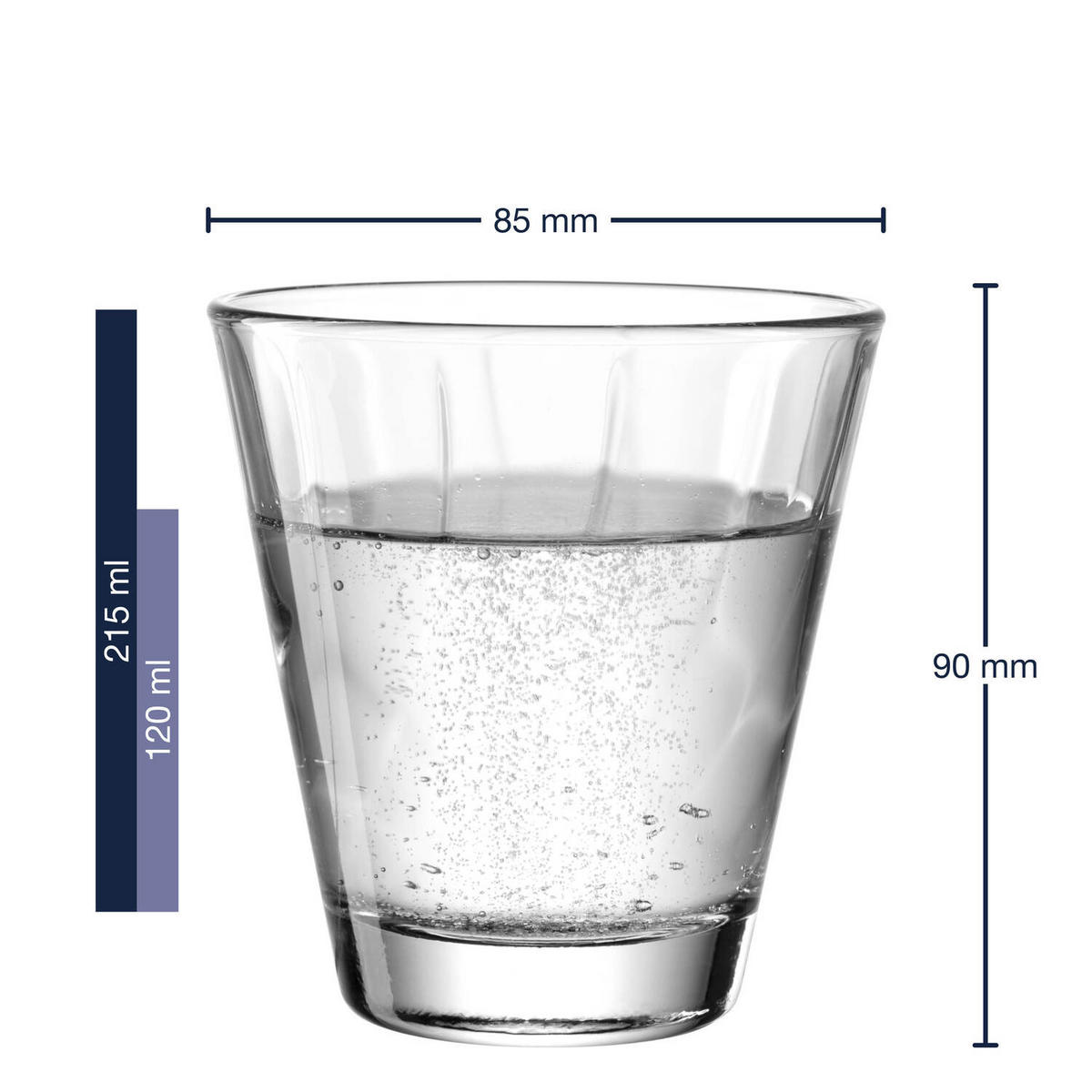 GLÄSERSET  12-teilig  - Klar, LIFESTYLE, Glas (26,2/16,5/17,5cm) - Leonardo
