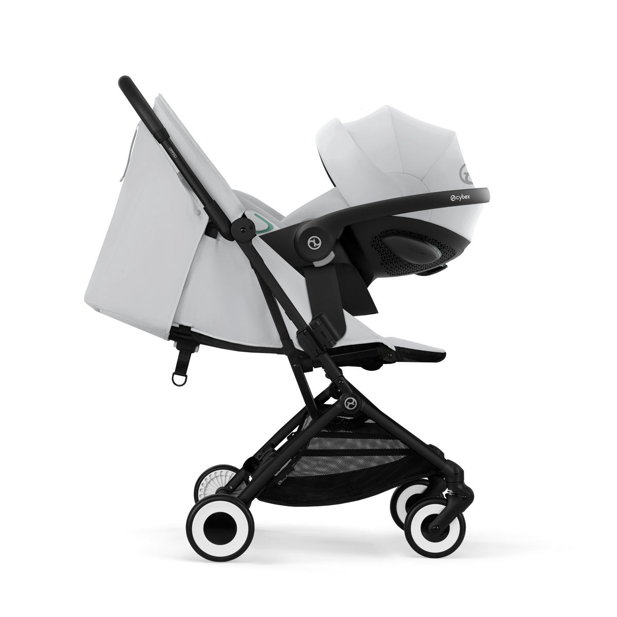 BUGGY Orfeo  - Hellgrau/Schwarz, Basics (77/52/102cm) - cybex GOLD