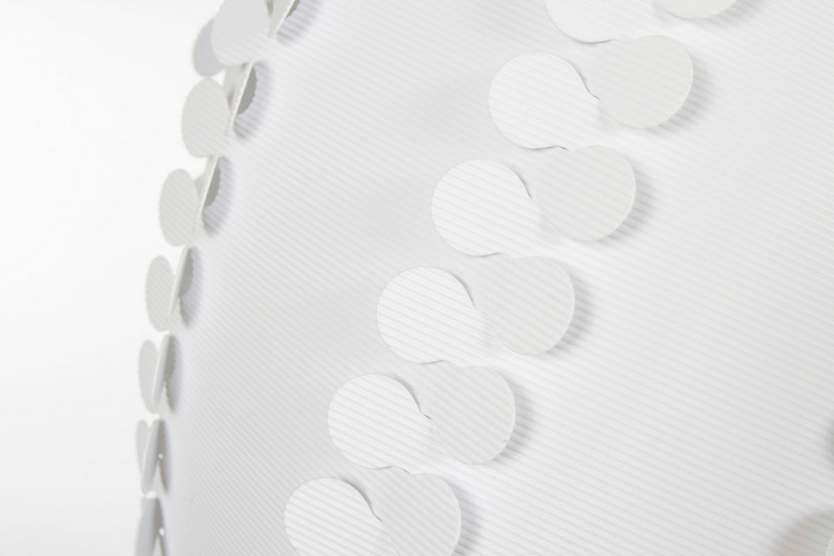 HÄNGLAMPA 35/35/45 cm  - vit, Basics, plast (35/35/45cm) - Kayoom