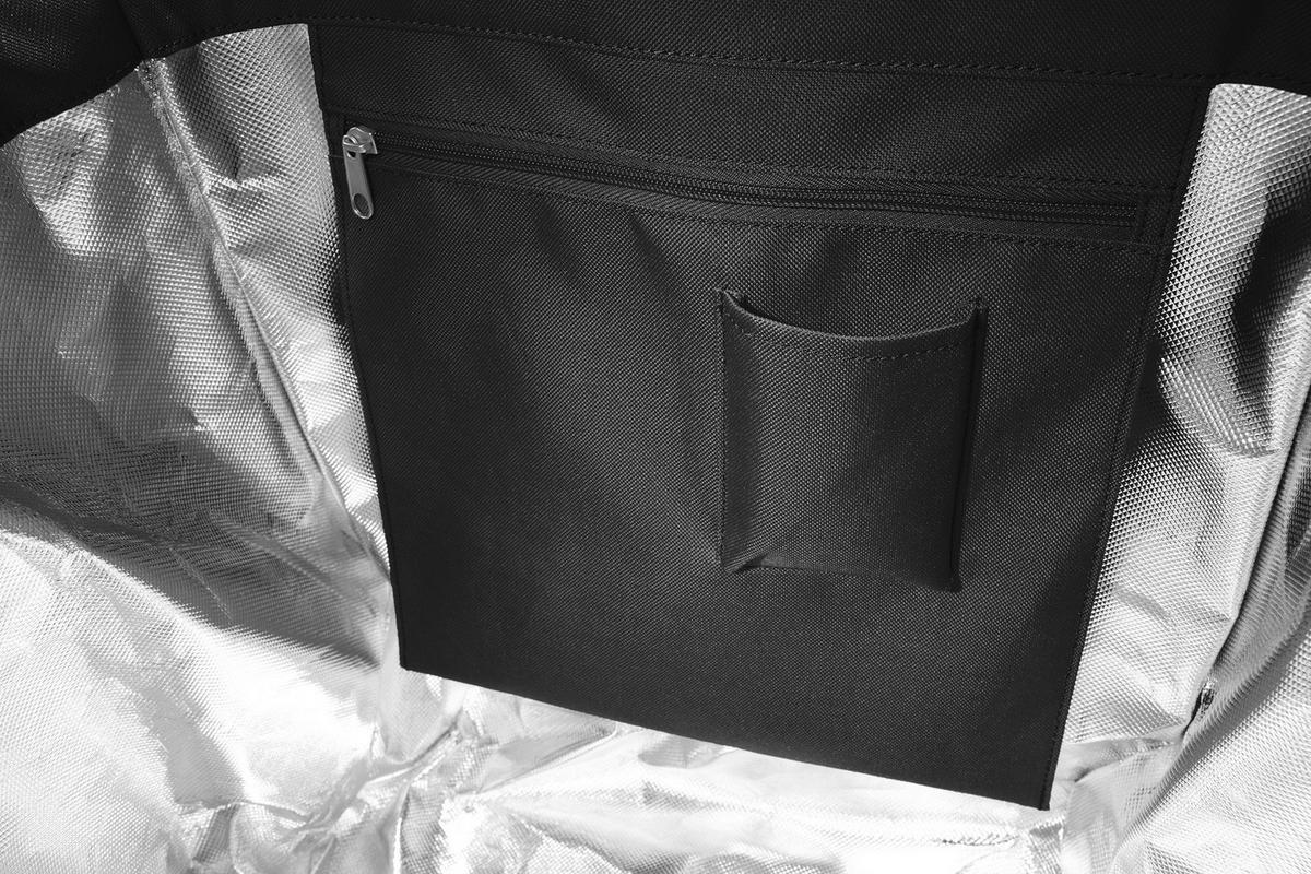 BEVÁSÁRLÓKOCSI - fekete/alumíniumszínű, Basics, textil/fém (42/47,5/32cm) - Reisenthel