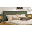 BETT 180/200 cm  in Grün, Zirbelkieferfarben  - Zirbelkieferfarben/Grün, Natur, Holz/Textil (180/200cm) - Valnatura