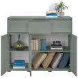 SIDEBOARD  120,1/102,8/48 cm 3 Schublade(n)  - Anthrazit/Graugrün, Design, Holzwerkstoff/Kunststoff (120,1/102,8/48cm) - Carryhome