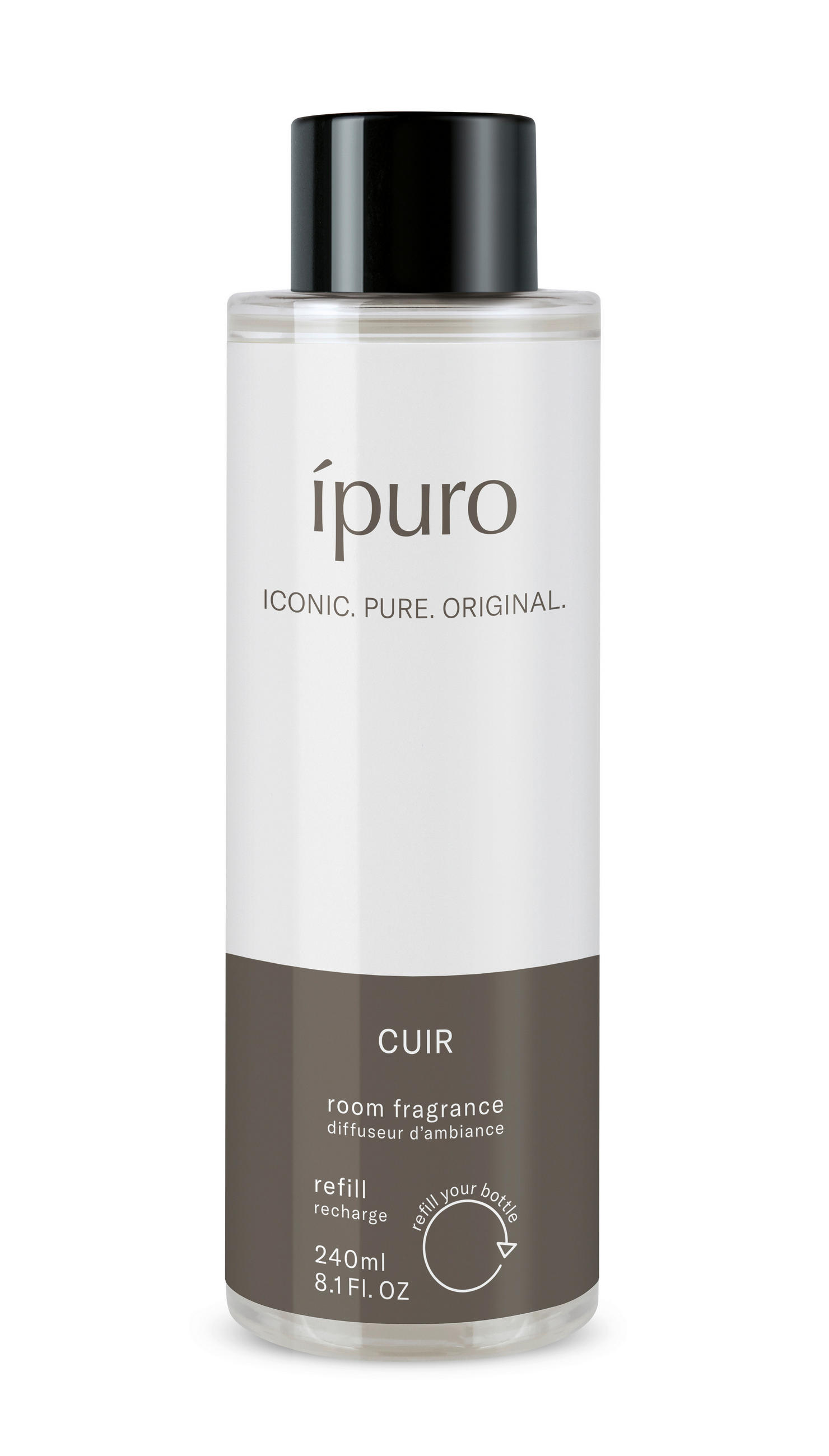 OSVJEŽIVAČ PROSTORA  240 ml  - siva, Basics, plastika (240ml) - Ipuro