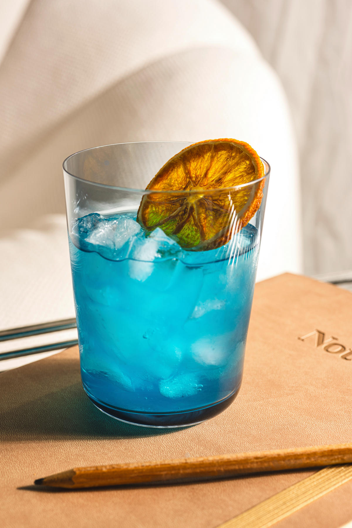 TRINKGLAS 330 ml  - Blau, KONVENTIONELL, Glas (7,8/10,0/7,8cm) - Leonardo