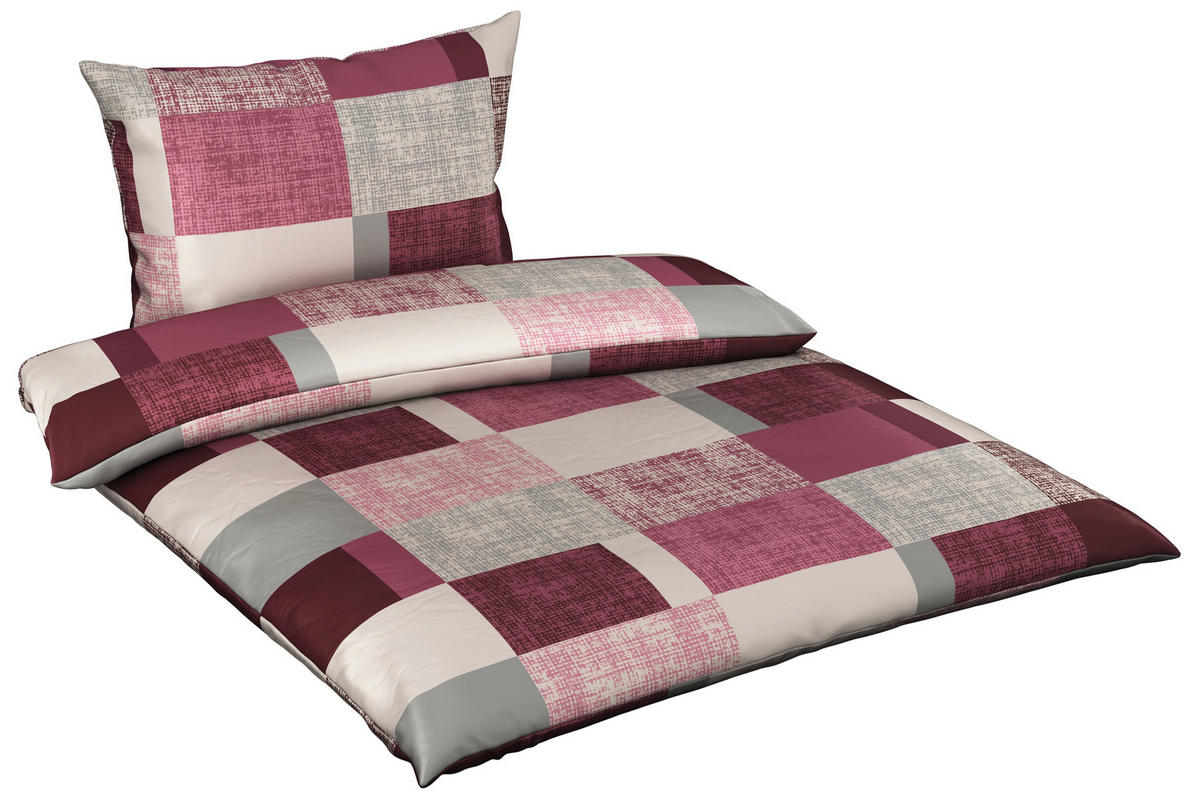 POSTELJINA CUBY 140/200 cm saten bordo  - bordo, Konvencionalno, tekstil (140/200cm) - Esposa