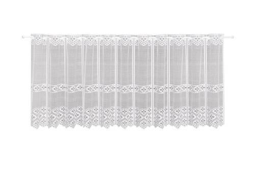 KURZGARDINE   150/45 cm   - Weiß, Basics, Textil (150/45cm)