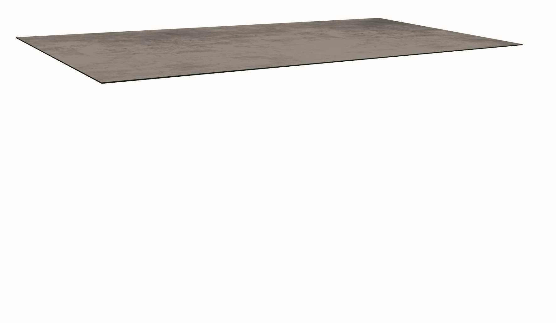 GARTENTISCHPLATTE Kunststoff Hellgrau  - Hellgrau, Basics, Kunststoff (200/100/1,3cm) - Stern