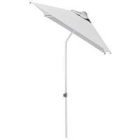 SONNENSCHIRM 210 cm Hellgrau  - Silberfarben/Hellgrau, Basics, Textil/Metall (150/210cm) - Kettler