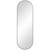 ZIDNO OGLEDALO  37,5/117/2,5 cm     - crna, Dizajnerski, staklo/metal (37,5/117/2,5cm) - Xora