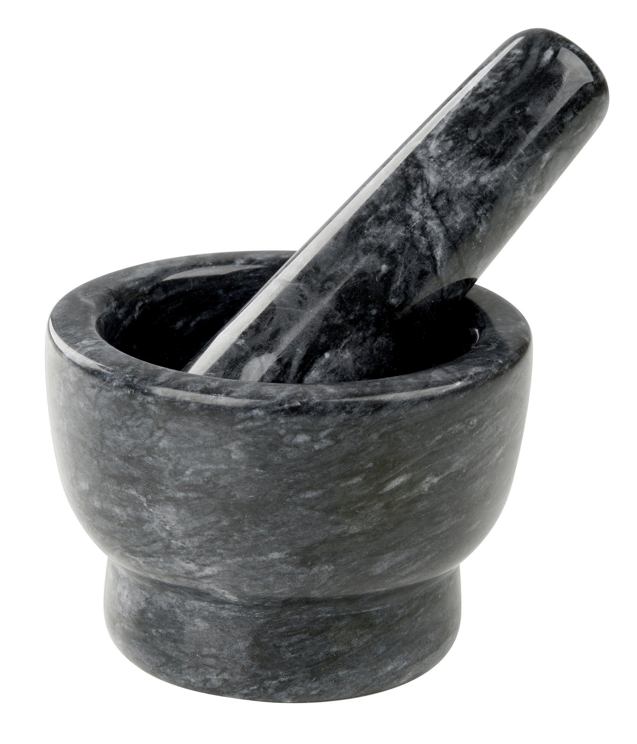 Chefkoch+Fackelmann Mörserset Schwarz 9.5 cm