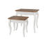 BEISTELLTISCHSET furniert rechteckig Braun, Weiß - Weiß/Braun, LIFESTYLE, Holz (60/60/45cm) BEISTELLTISCHSET furniert rechteckig Braun, Weiß - Weiß/Braun, LIFESTYLE, Holz (60/60/45cm)