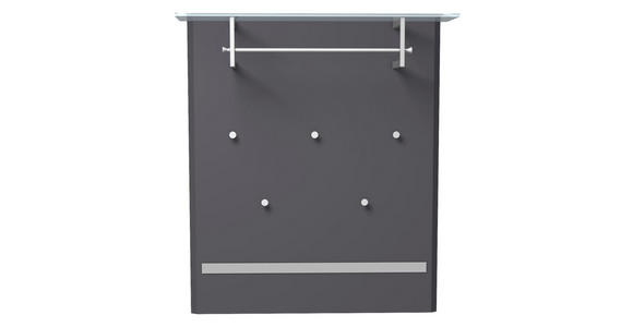 GARDEROBENPANEEL 95/104/29 cm - Anthrazit, Design, Holzwerkstoff (95/104/29cm) - Dieter Knoll