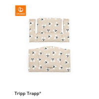 BLAZINA ZA STOL ZA HRANJENJE - črna/bela, Basics, tekstil (28/21/7cm) - Stokke