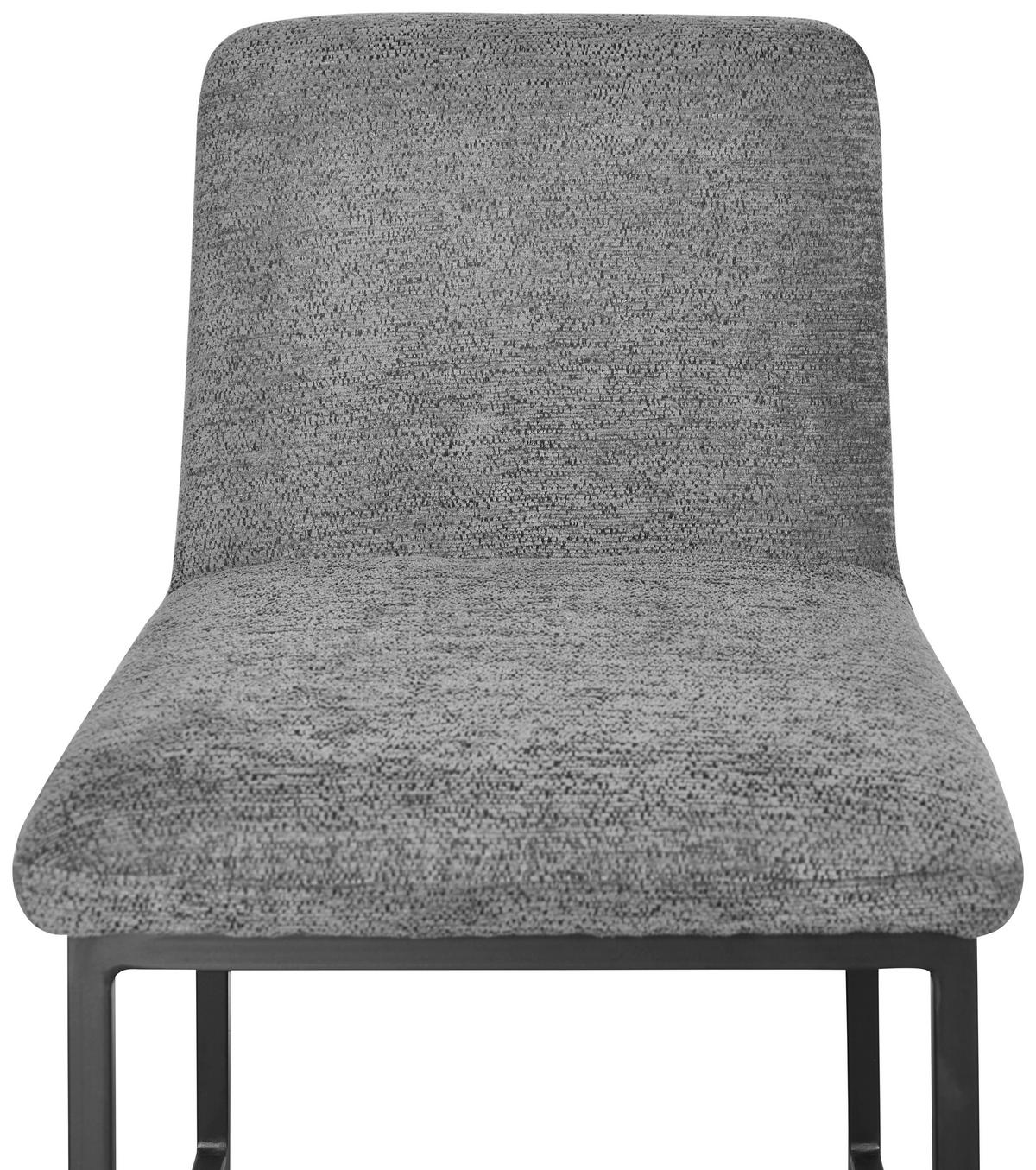 BARHOCKER in Grau, Schwarz  - Schwarz/Grau, MODERN, Textil/Metall (44,5/101/50,5cm) - Livetastic