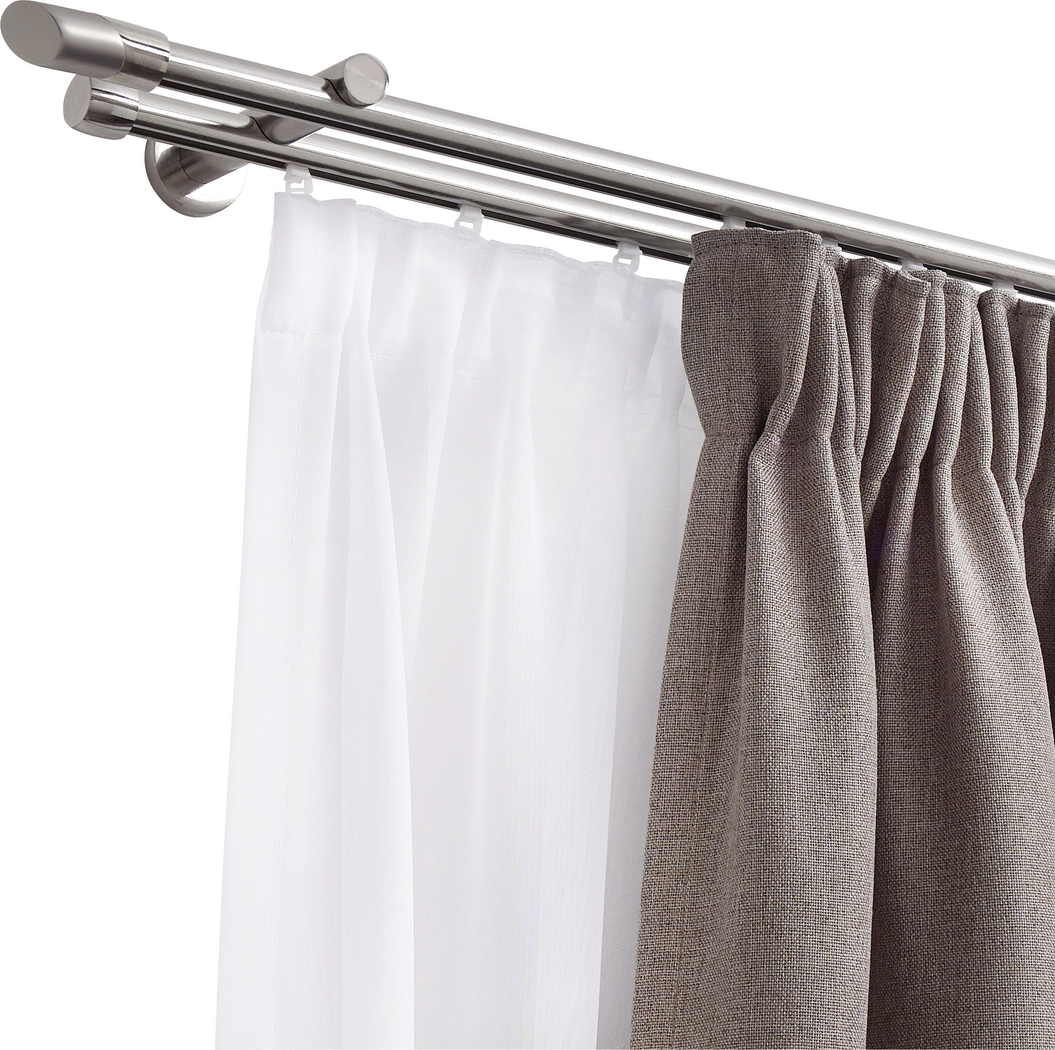 RUNDSTANGENGARNITUR 240 cm  - Basics, Metall (240cm) - Homeware