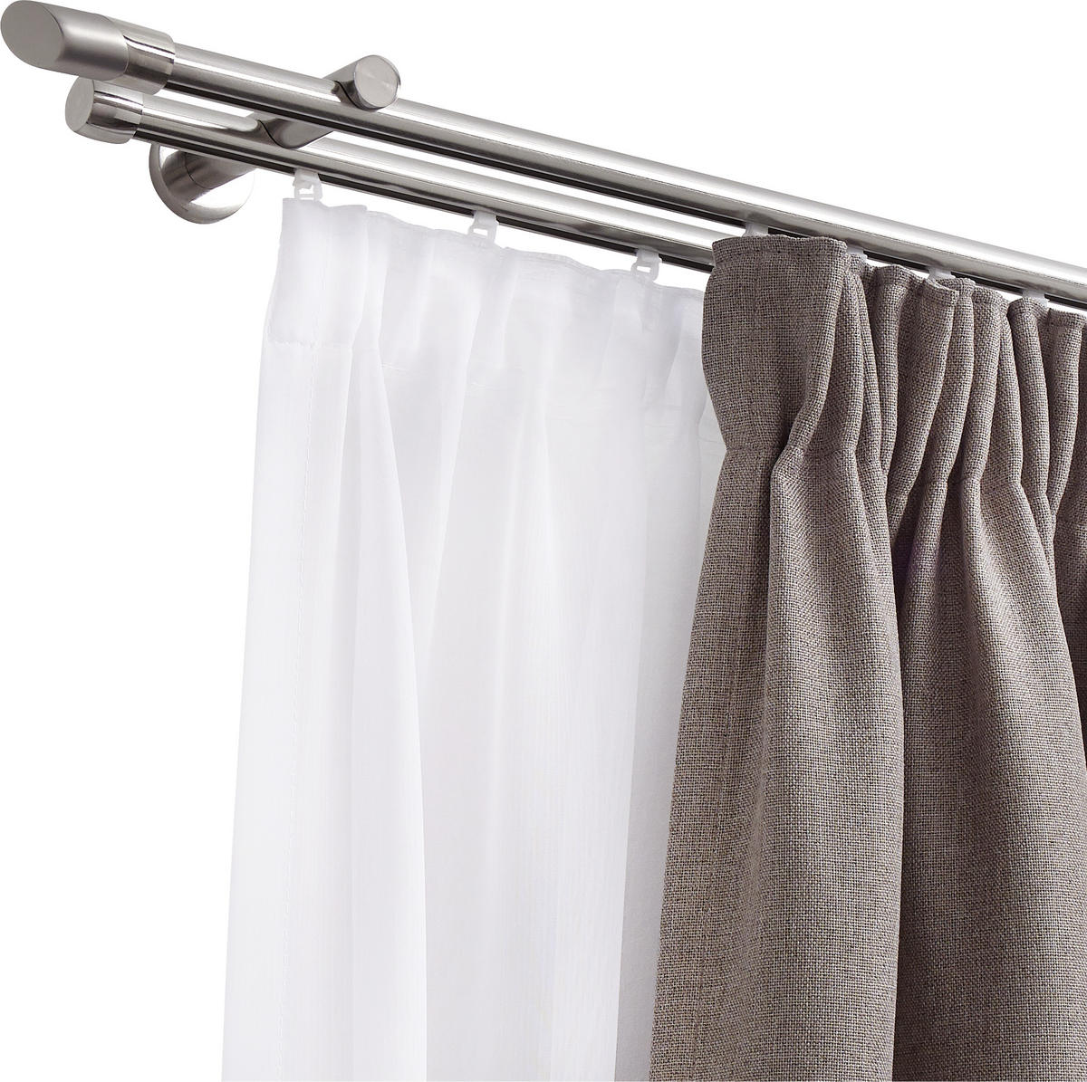 RUNDSTANGENGARNITUR 240 cm  - Basics, Metall (240cm) - Homeware