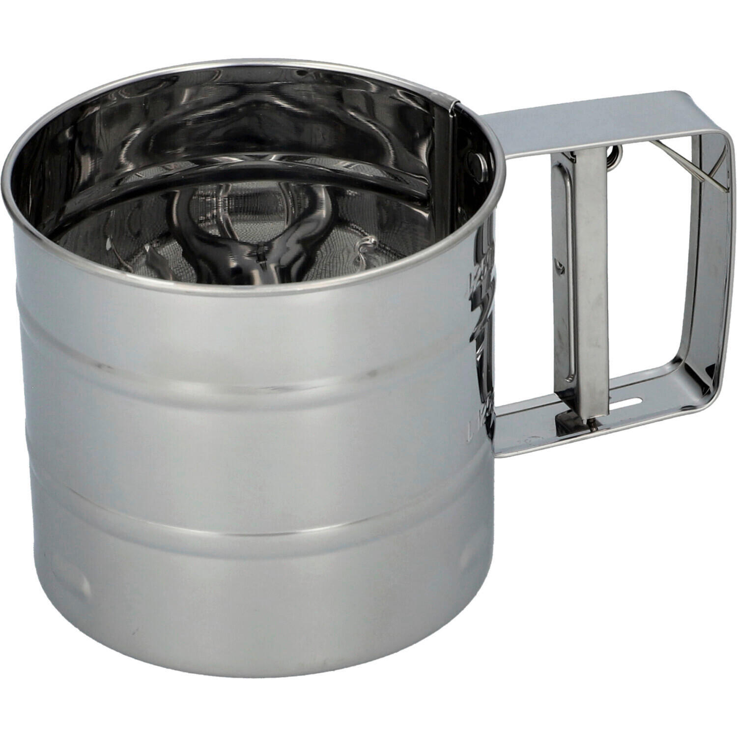 MJÖLSIKT  - stålfärgad, Basics, metall (10/9,5/15,7cm) - Birkmann