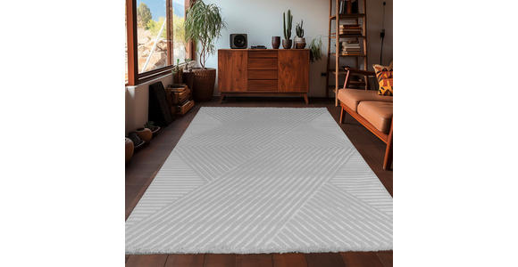 WEBTEPPICH 280/370 cm Sahara Silberfarben  - Silberfarben, Design, Textil (280/370cm) - Novel