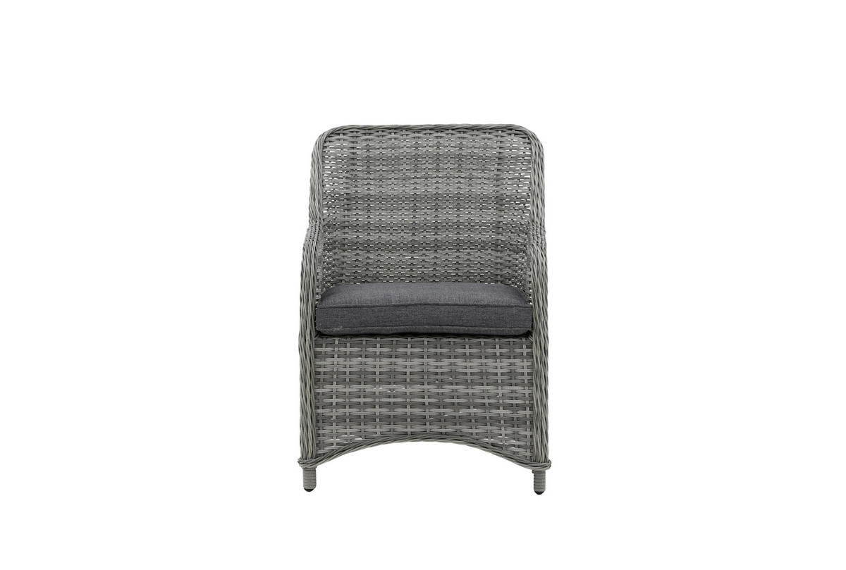 UTESTOLAR SET i metall, textil grå  - grå, Klassisk, metall/textil (65/92/75cm) - Gardenson
