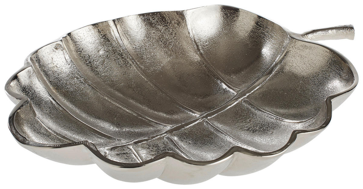 DEKOSCHALE - Nickelfarben, Trend, Metall (40/33/7cm) - Ambia Home