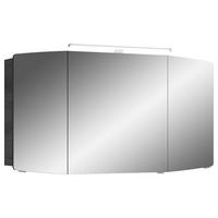 SPIEGELSCHRANK 120/67/17 cm  - Chromfarben/Graphitfarben, KONVENTIONELL, Glas/Holzwerkstoff (120/67/17cm) - Pelipal