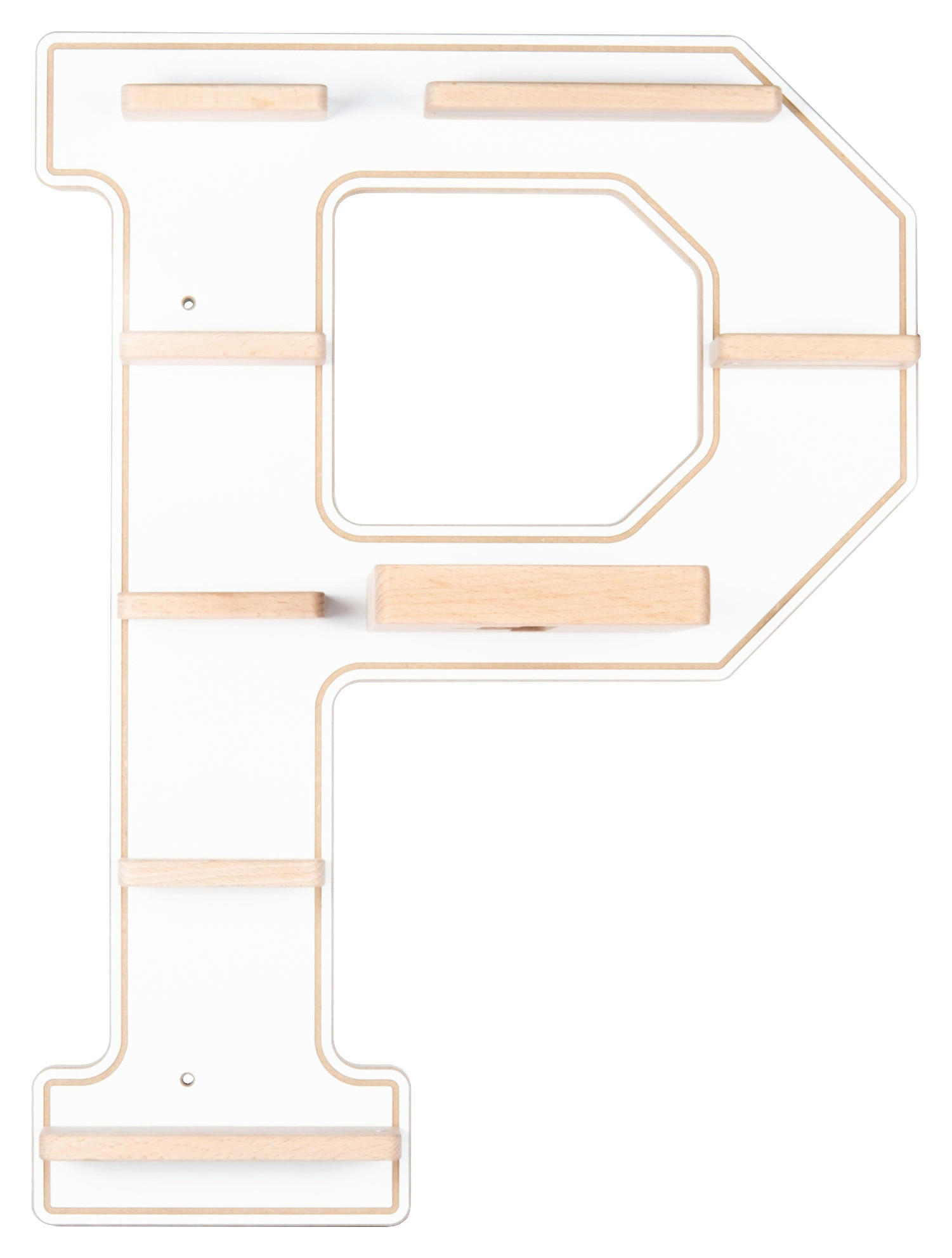 KINDERREGAL  - Weiss, Modern, Holzwerkstoff (40/54/19cm) - MID.YOU