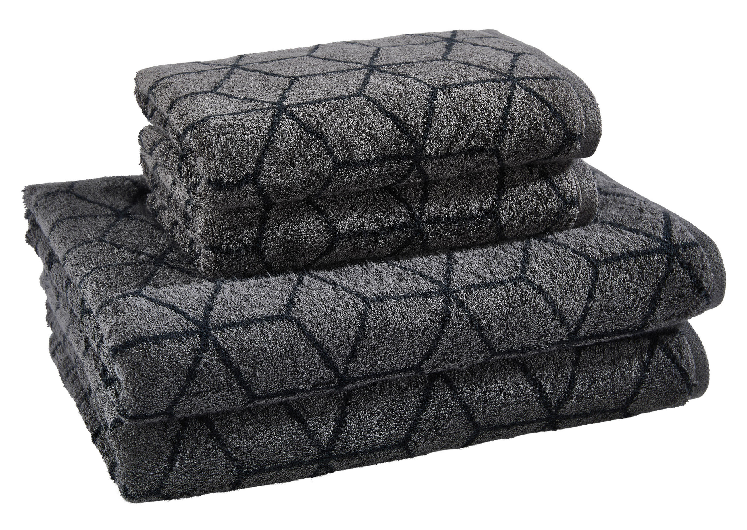 SADA RUČNÍKŮ A OSUŠEK, barvy grafitu - barvy grafitu, Basics, textil - Villeroy & Boch