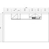 KÜCHENLEERBLOCK 300 cm   in Grau, Weiß, Eichefarben  - Edelstahlfarben/Eichefarben, Design, Holzwerkstoff/Metall (300cm) - Welnova