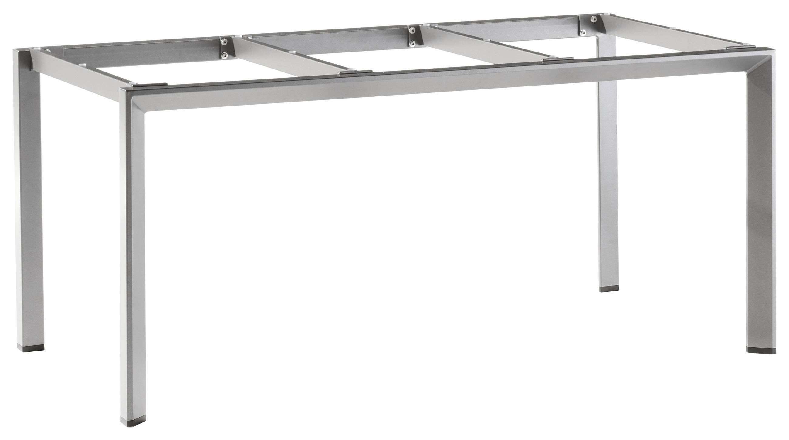 GARTENTISCHGESTELL 160/90/74 cm Metall  - Graphitfarben, Design, Metall (160/90/74cm) - Sieger