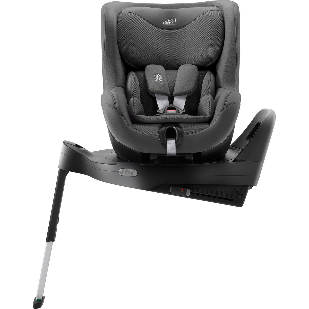 REBOARDER-KINDERSITZ Dualfix 5Z  - Dunkelgrau/Anthrazit, Basics, Kunststoff/Textil (44/48/74cm) - Britax Römer