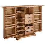 BARSCHRANK Tanne massiv Naturfarben  - Schwarz/Naturfarben, LIFESTYLE, Holz/Metall (90/123/50cm) - Landscape