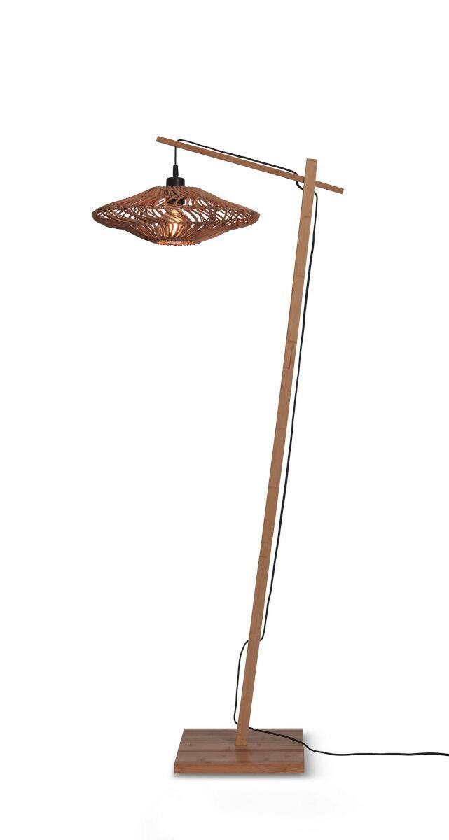 GOLVLAMPA GOOD&MOJO  63/40/150 cm    - naturfärgad, Trend, naturmaterial (63/40/150cm) - Good & Mojo