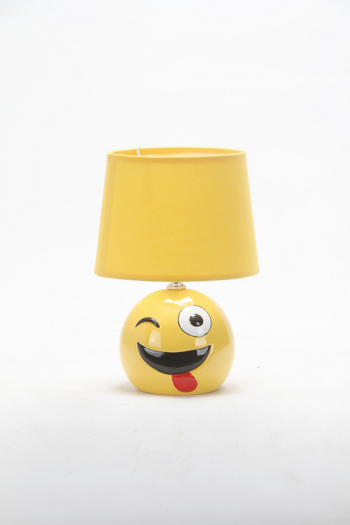 STONA LAMPA Smile  - žuta, Lajfstajl, tekstil/keramika (18/26/18cm)