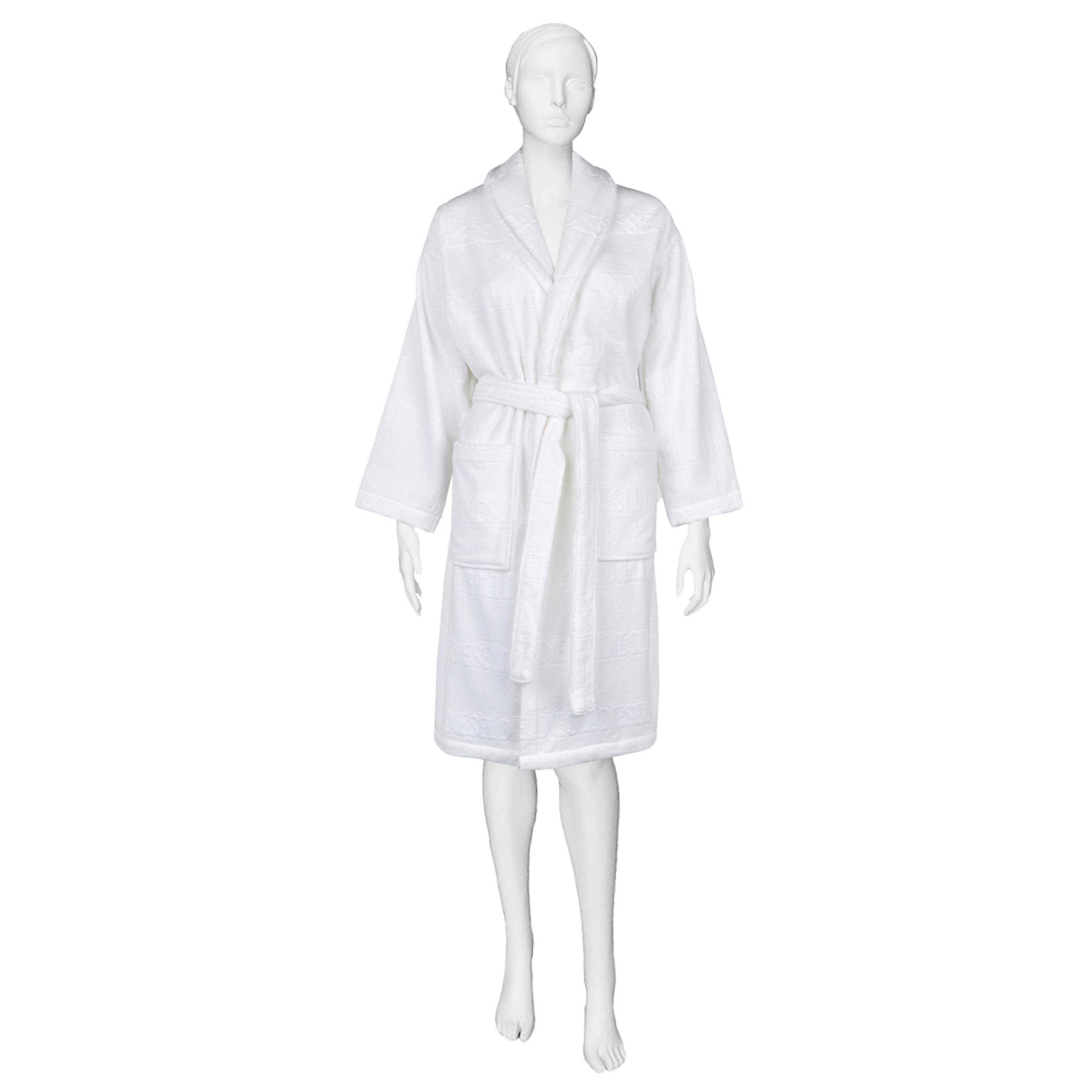 BADEMANTEL S/M Unisex  - Weiß, Basics, Textil (S/Mnull) - Diesel