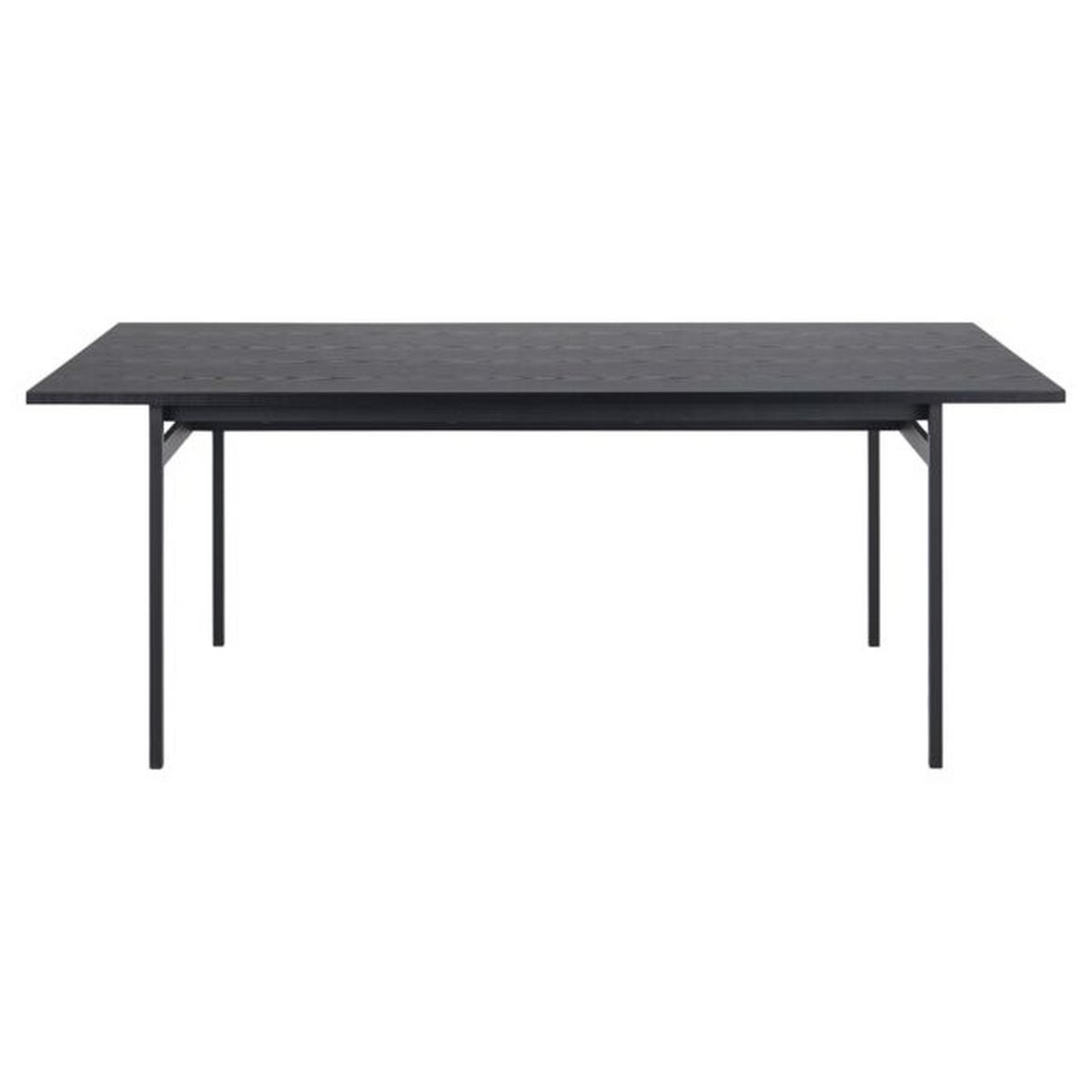 ESSTISCH in Metall, Holzwerkstoff   - Schwarz, KONVENTIONELL, Holzwerkstoff/Metall (200/74/90cm) - Lomoco