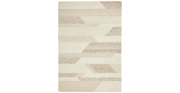WOLLTEPPICH 130/190 cm Beige rechteckig  - Beige, Design, Textil (130/190cm) - Linea Natura