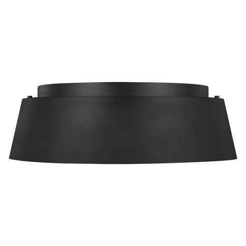 STROPNA SVETILKA Elstead Fe-Asher 36.8/11.9 cm   - črna, Basics, kovina/steklo (36.8/11.9cm) - Elstead Lighting