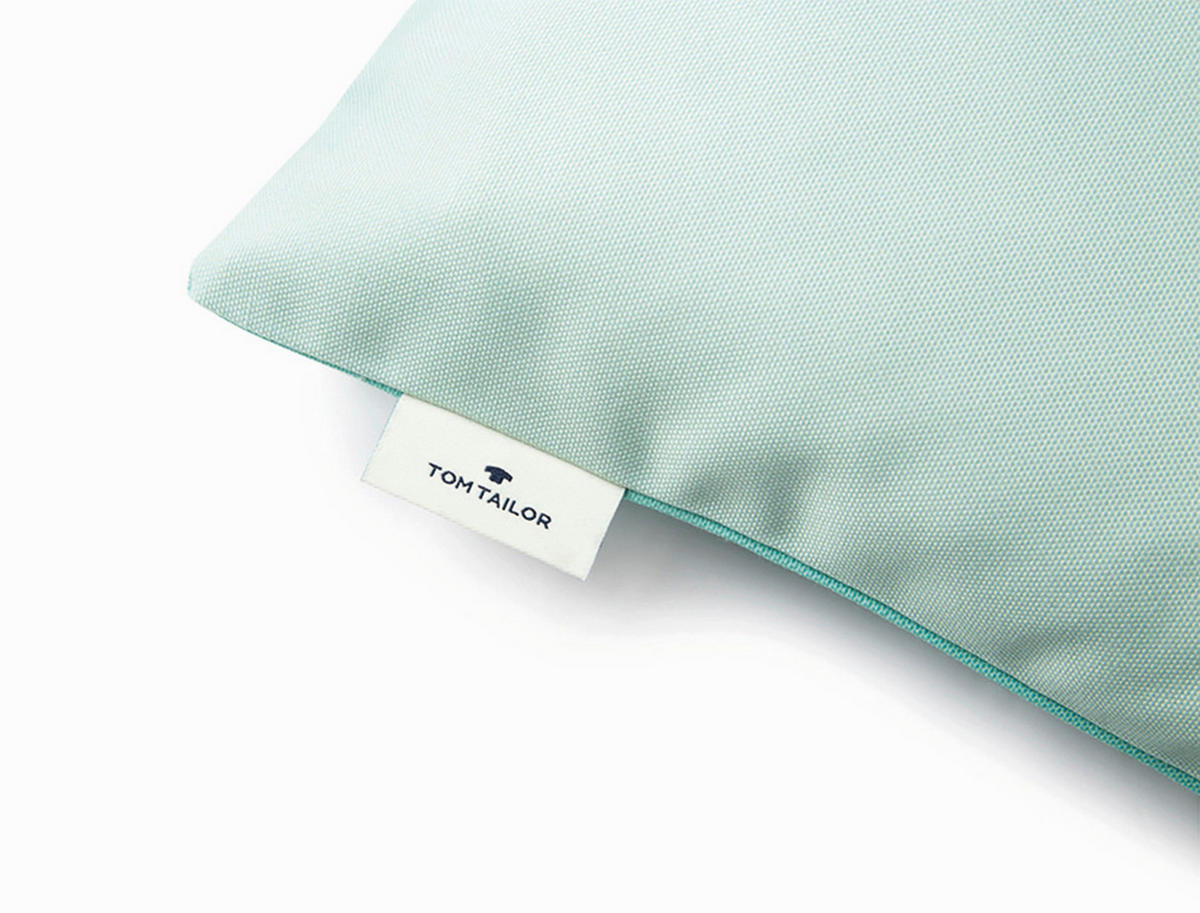 KISSENHÜLLE Dove Signature 40/60 cm  - Jadegrün/Mintgrün, Konventionell, Textil (40/60cm) - Tom Tailor