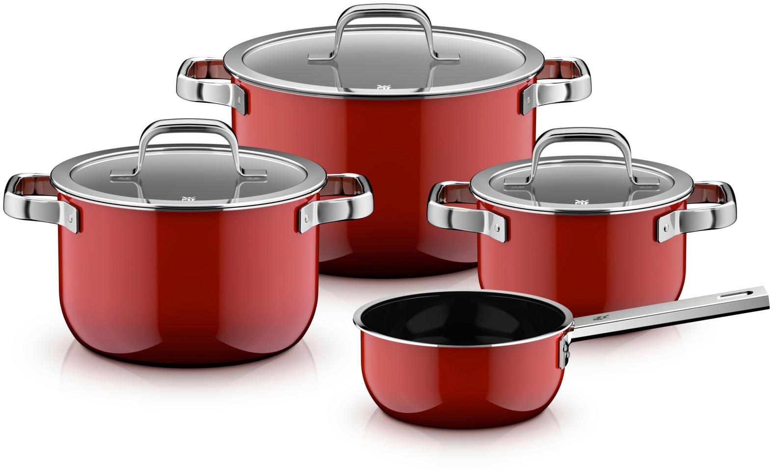 SET LONACA ZA KUHANJE FUSIONTEC MINERAL PRO    - crvena, Basics, metal - WMF